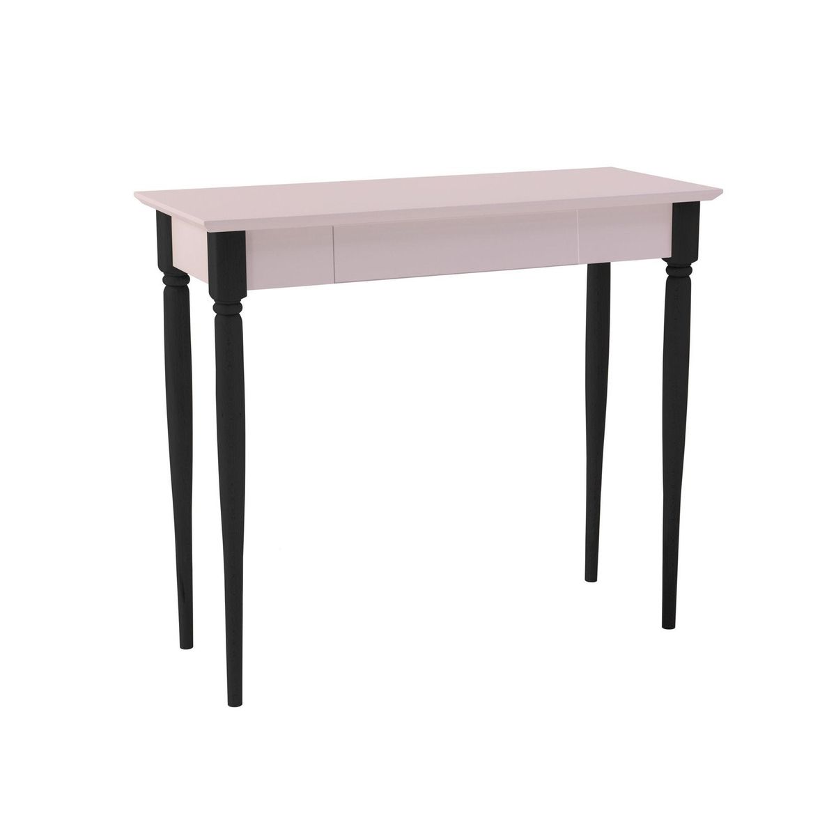 MAMO Skrivebord 85x40 cm Sorte Ben / Pink