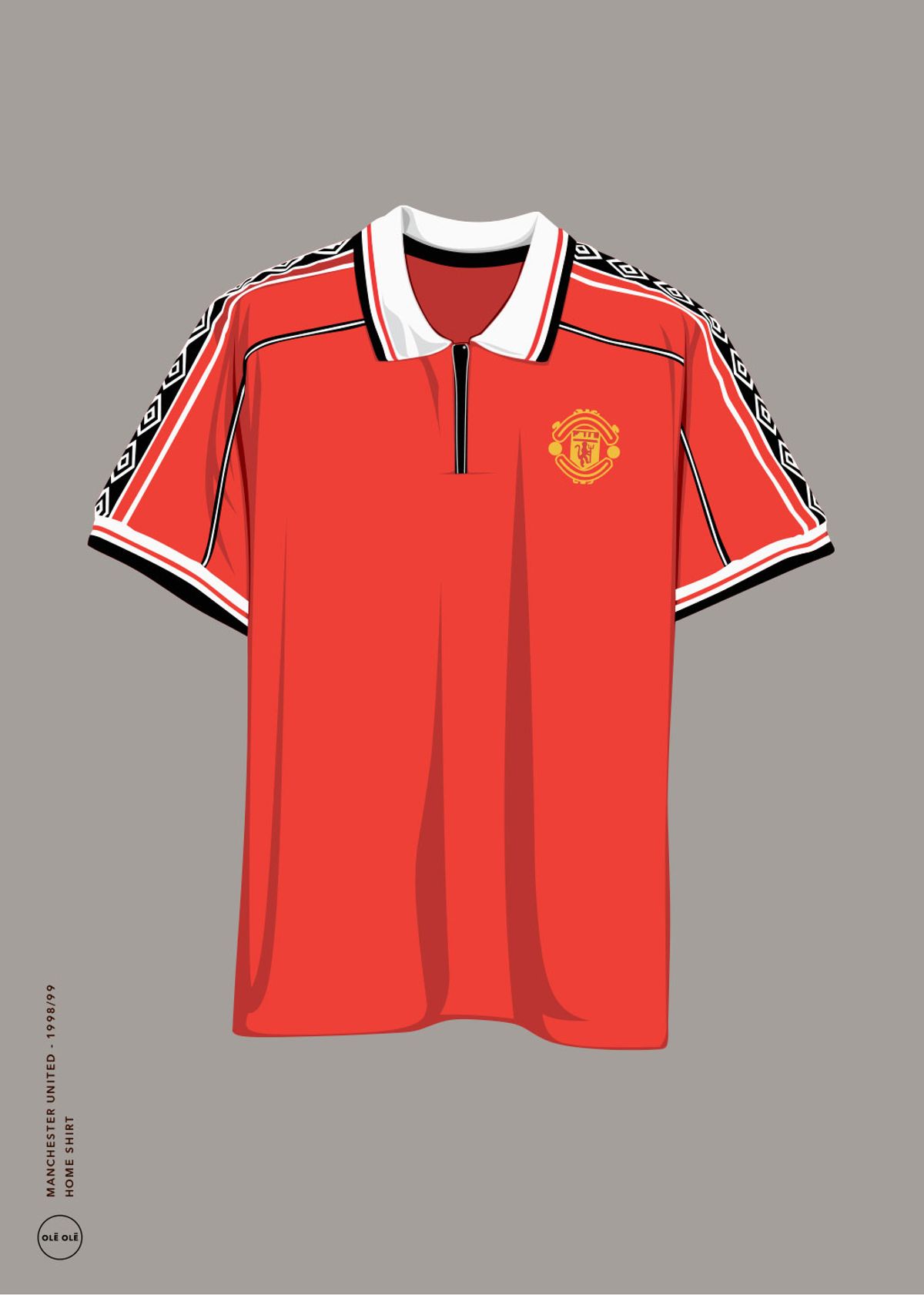 Man Utd - Home Shirt 1998/99 af Ol? Ol?