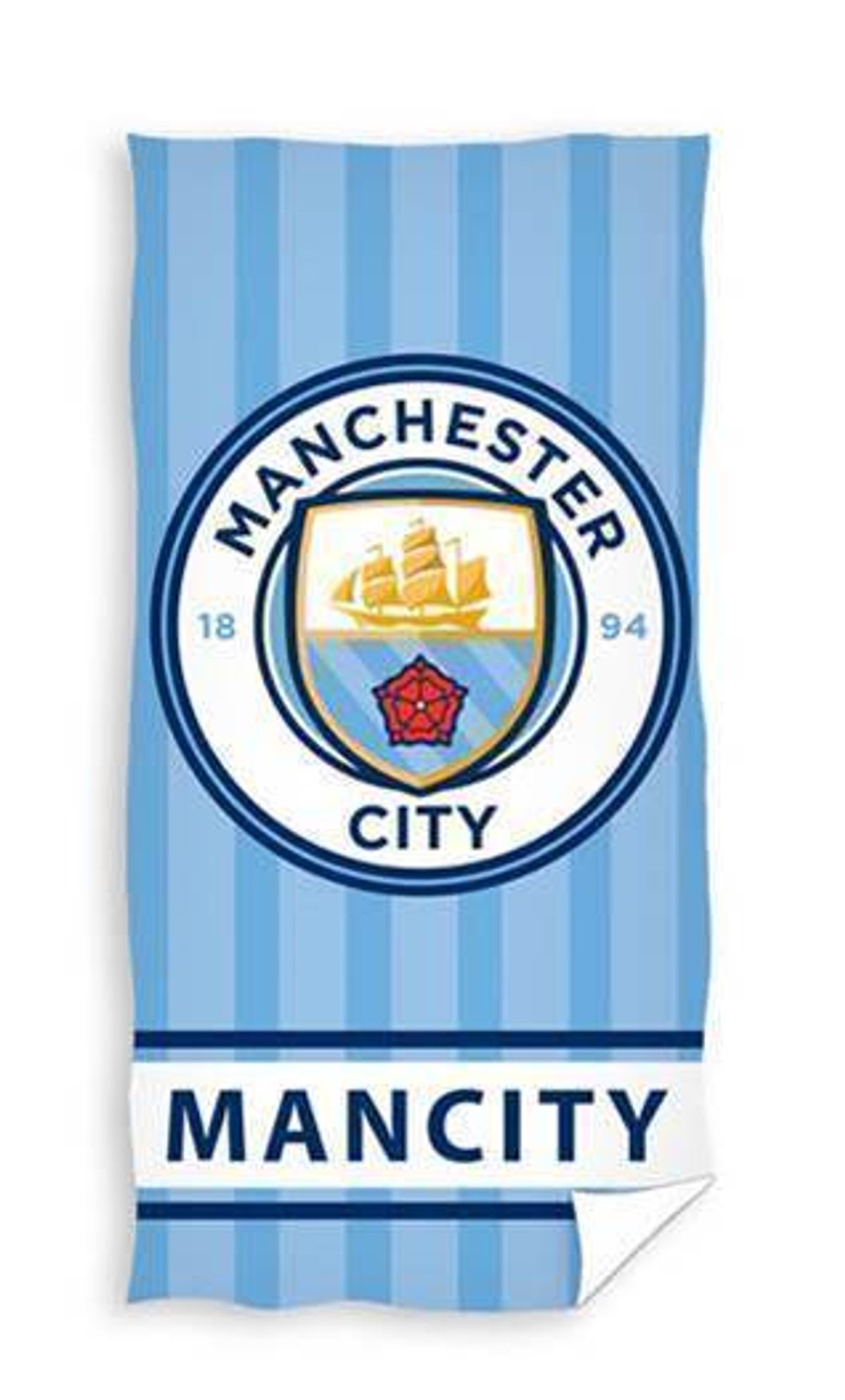 Manchester City badehåndklæde - 70x140 cm.