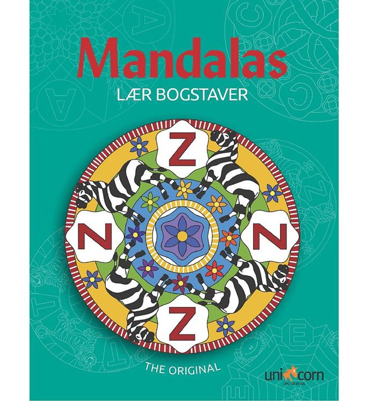 Mandalas Malebog - Lær Bogstaver