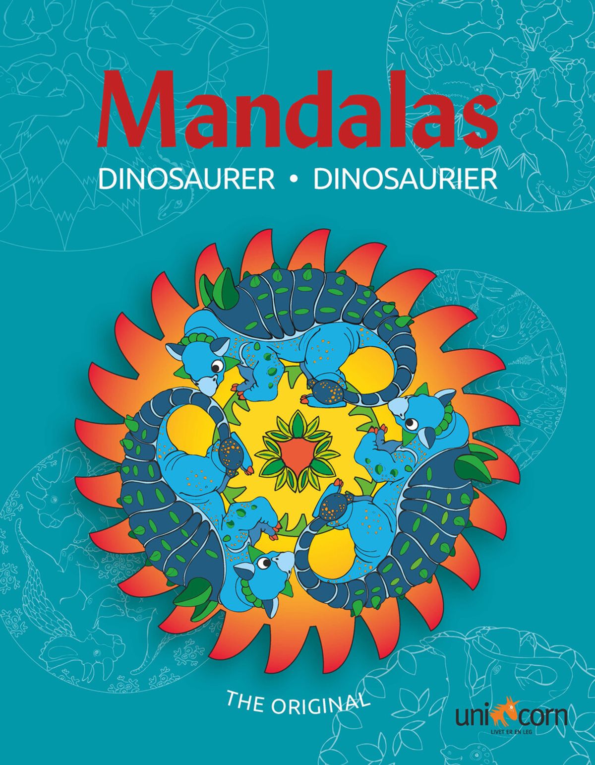 Mandalas Med Dinosaurer - Diverse - Bog