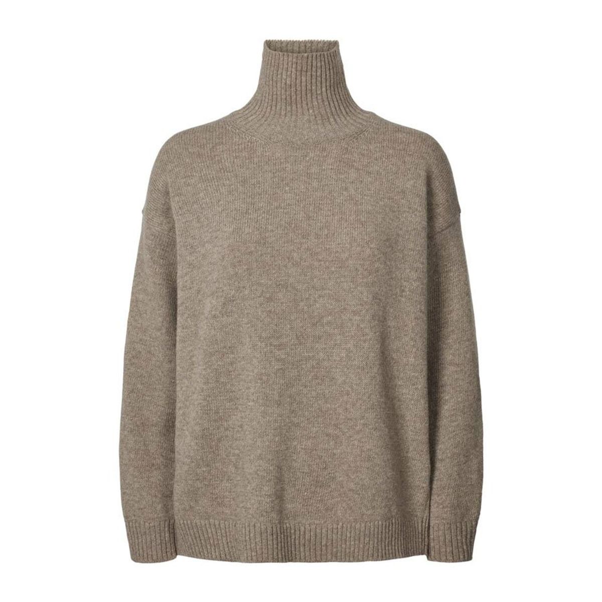 Mandie Lambswool Jumper Stone Grey - M