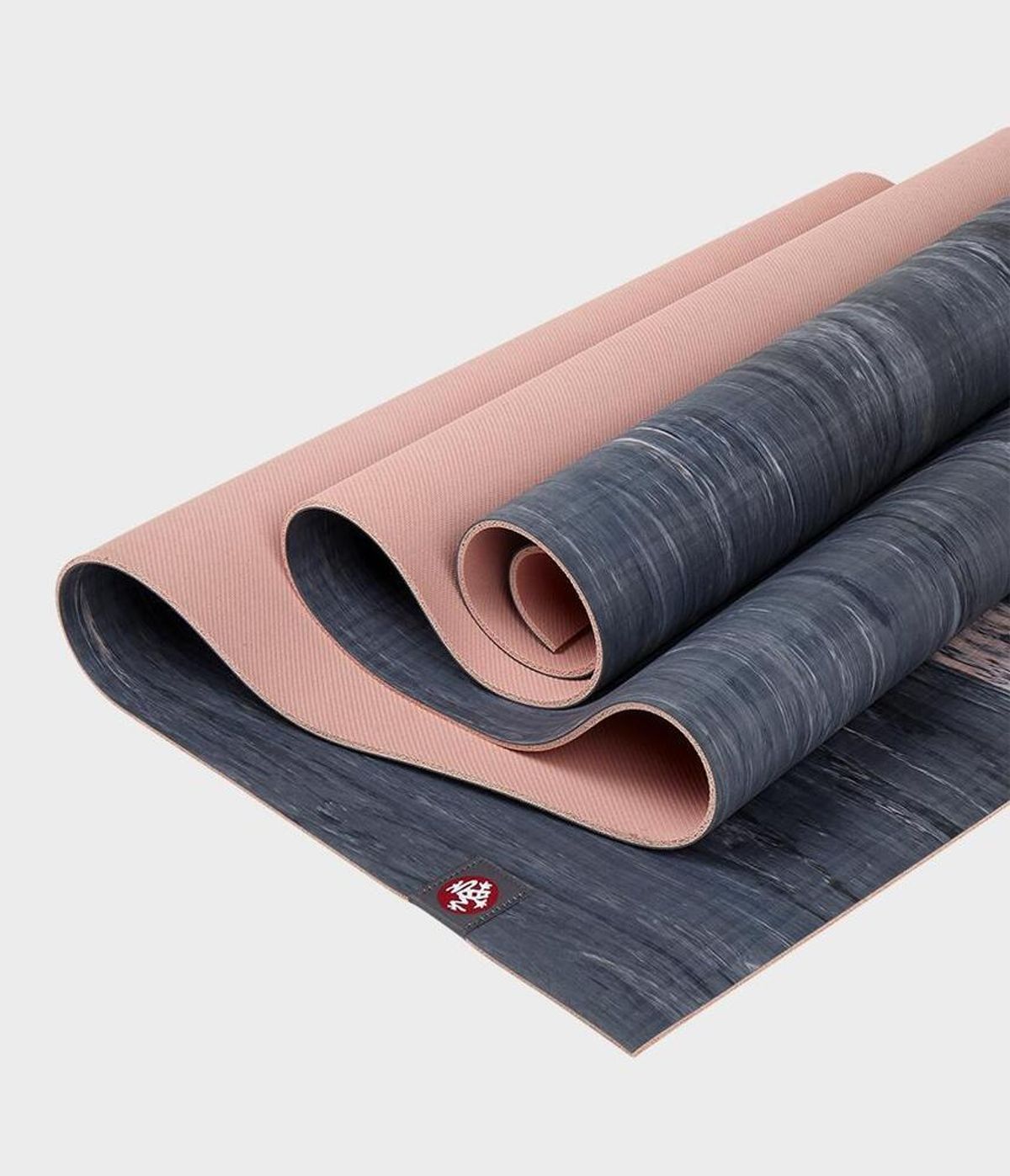 Manduka eKO Lite Yogamåtte coral marbled, 4mm.