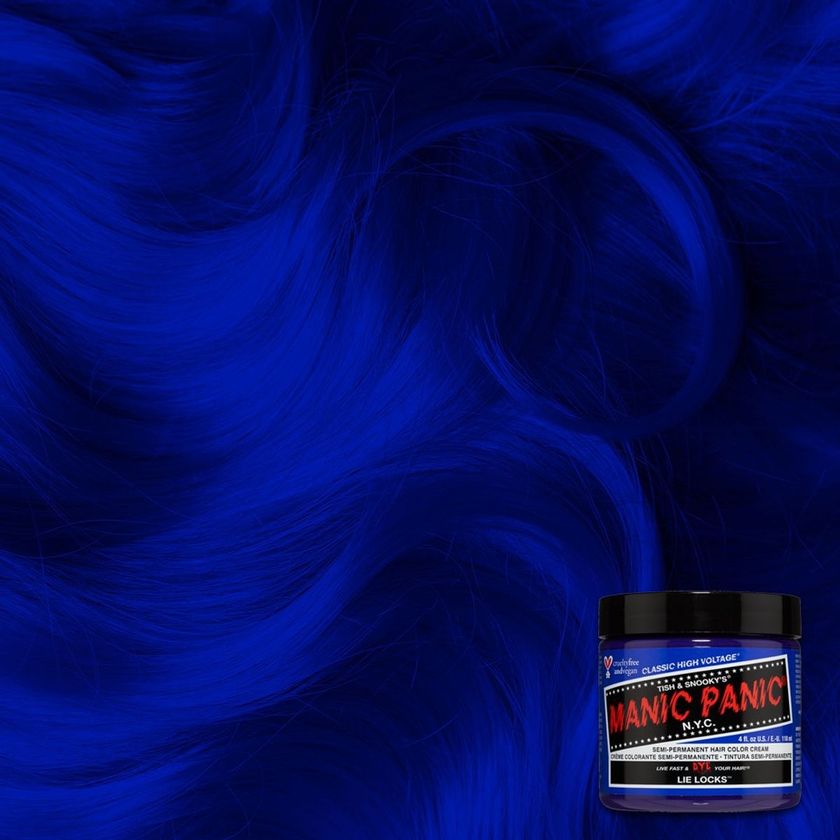 Manic Panic Semi-Permanent Hårfarve LIE LOCKS 118ML