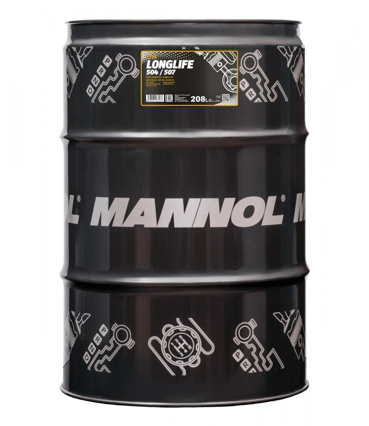 MANNOL Mannol 5W30 208L. LONGLIFE 504/507