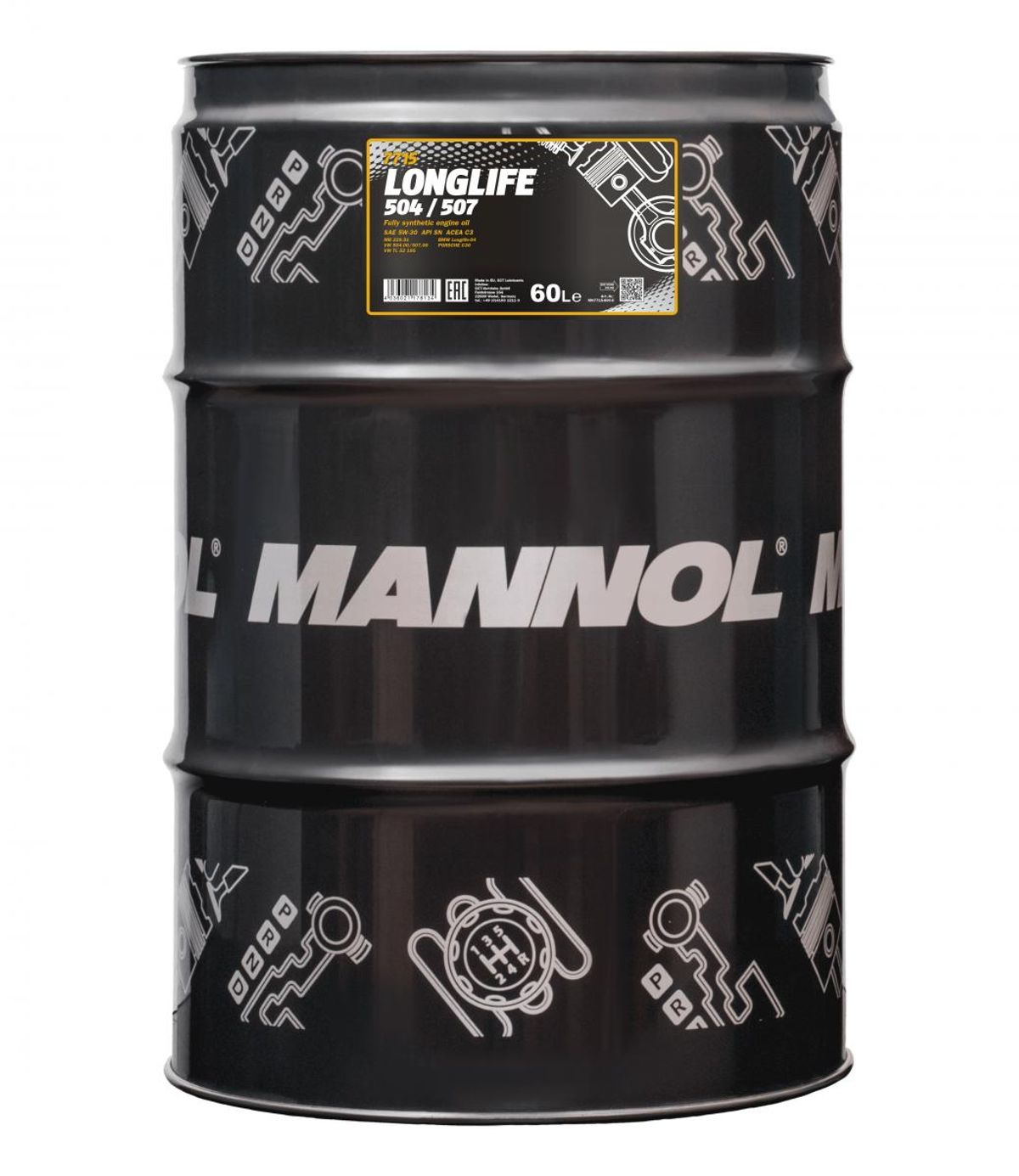 MANNOL Mannol 5W30 60L. LONGLIFE 504/507