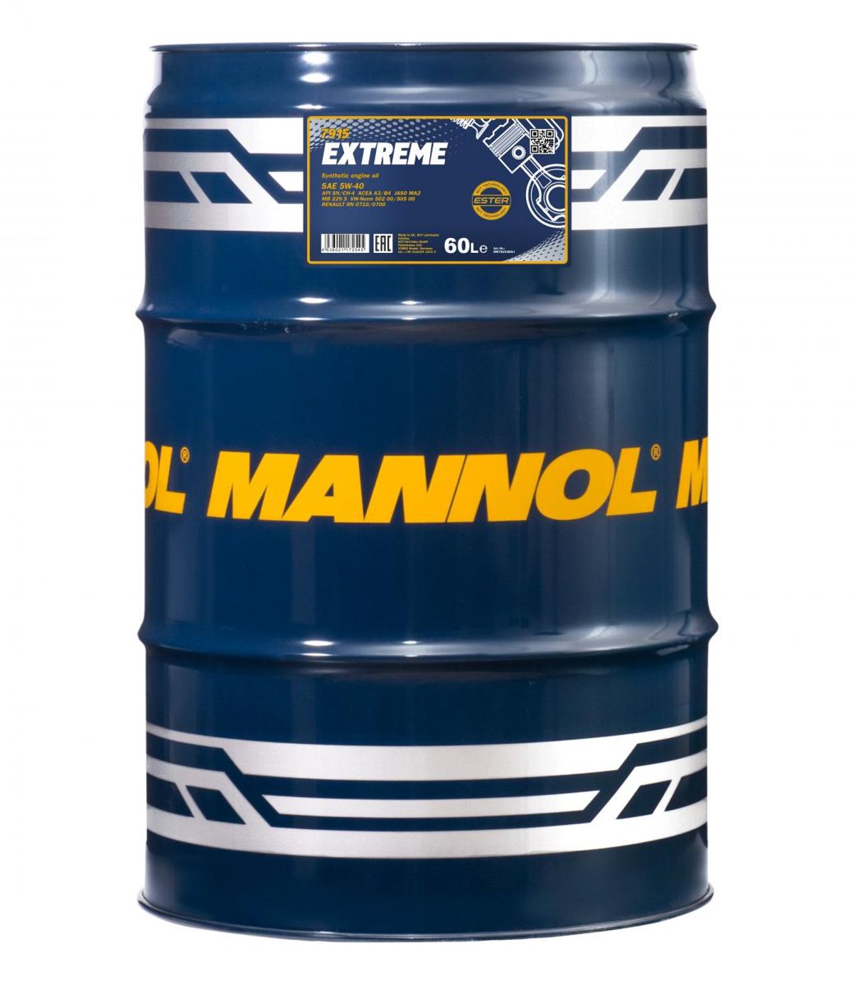 MANNOL Mannol 5W40 60L. (Extreme)