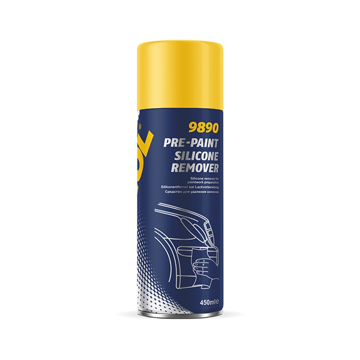 MANNOL Siliconefjerner Spray 450ml