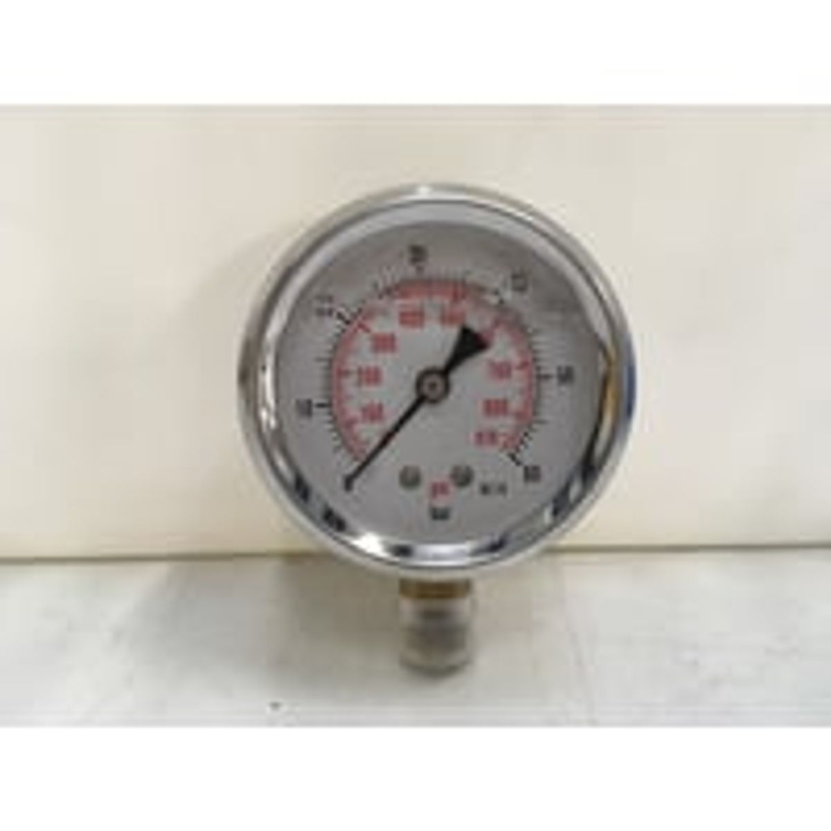 Manometer 1/4X63 0-60 bar, nedadrettet studs med glycerin