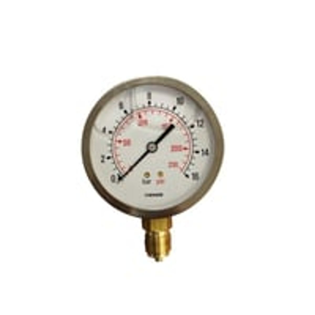 Manometer 100mm-16kg 1/2''-100mm glycf