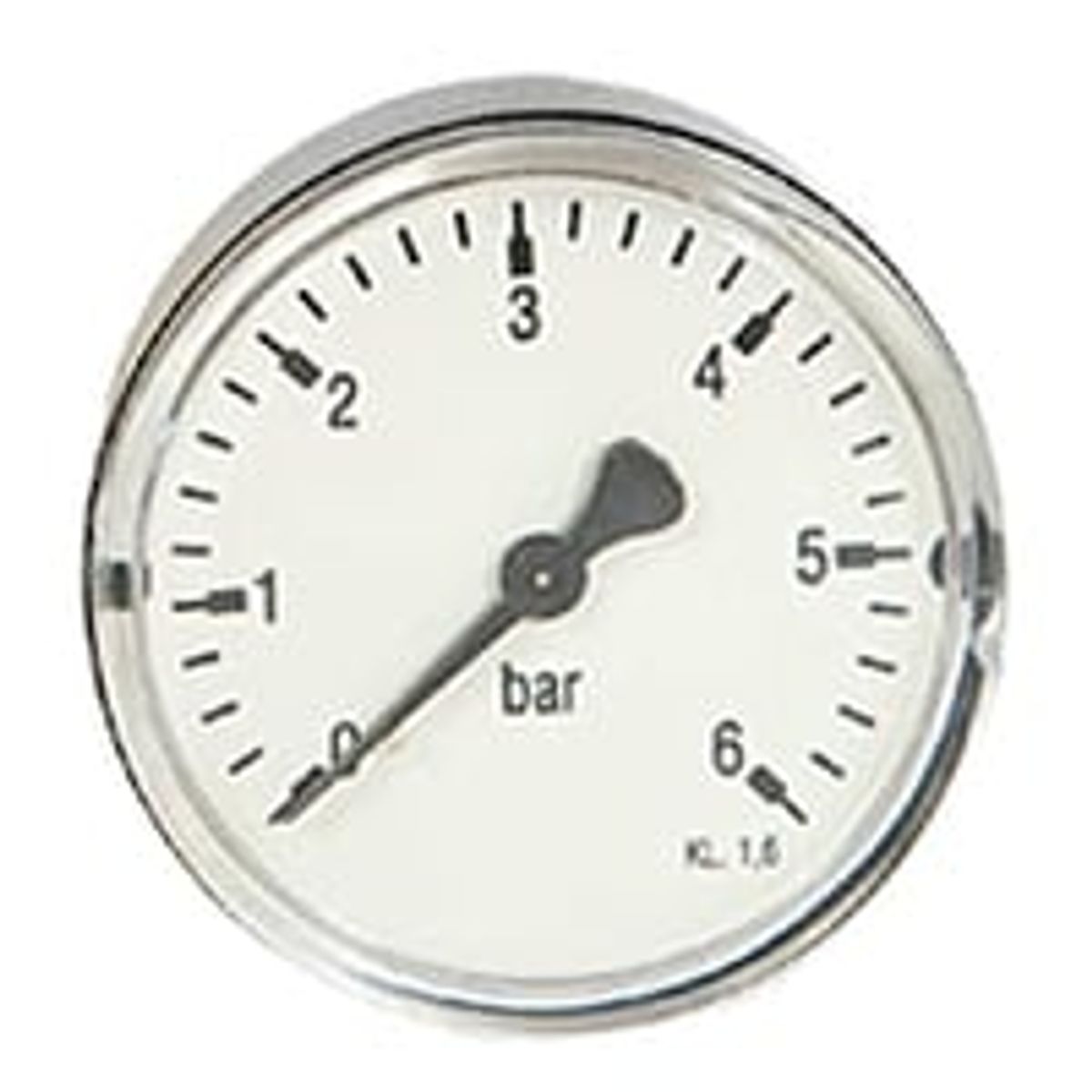 Manometer 63, 1/4" Bagudvendt, 0-4 bar