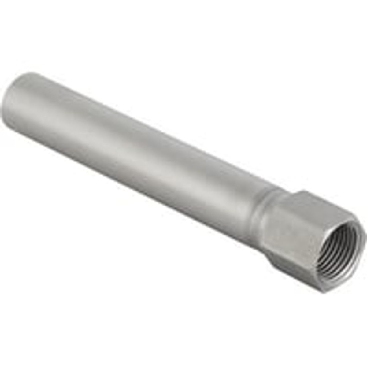 Mapress Rustfrit, 18 mm x ??" indstiksovergangsstykke med langt indstik, indstik/muffe (Rp) - Geberit