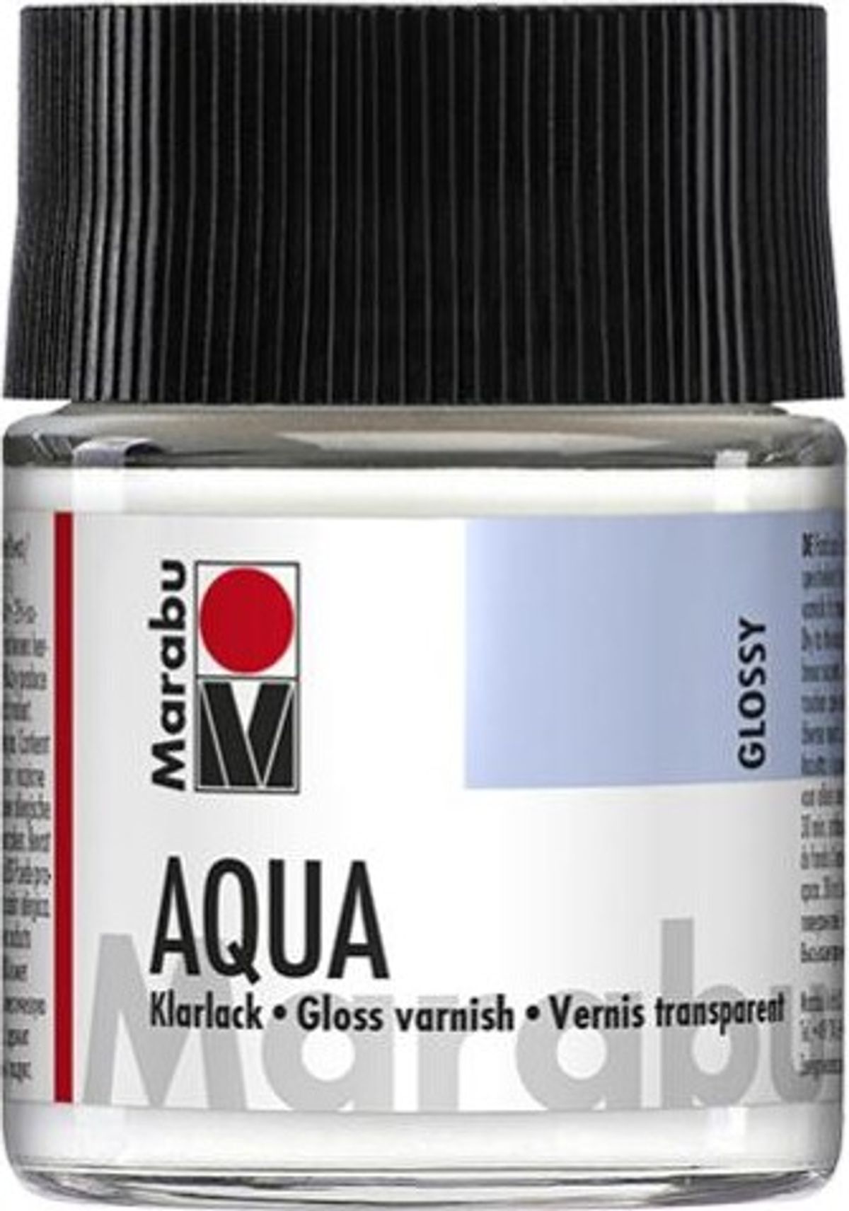 Marabu - Aqua Gloss Varnish - Blank Lak - Klar - 50 Ml