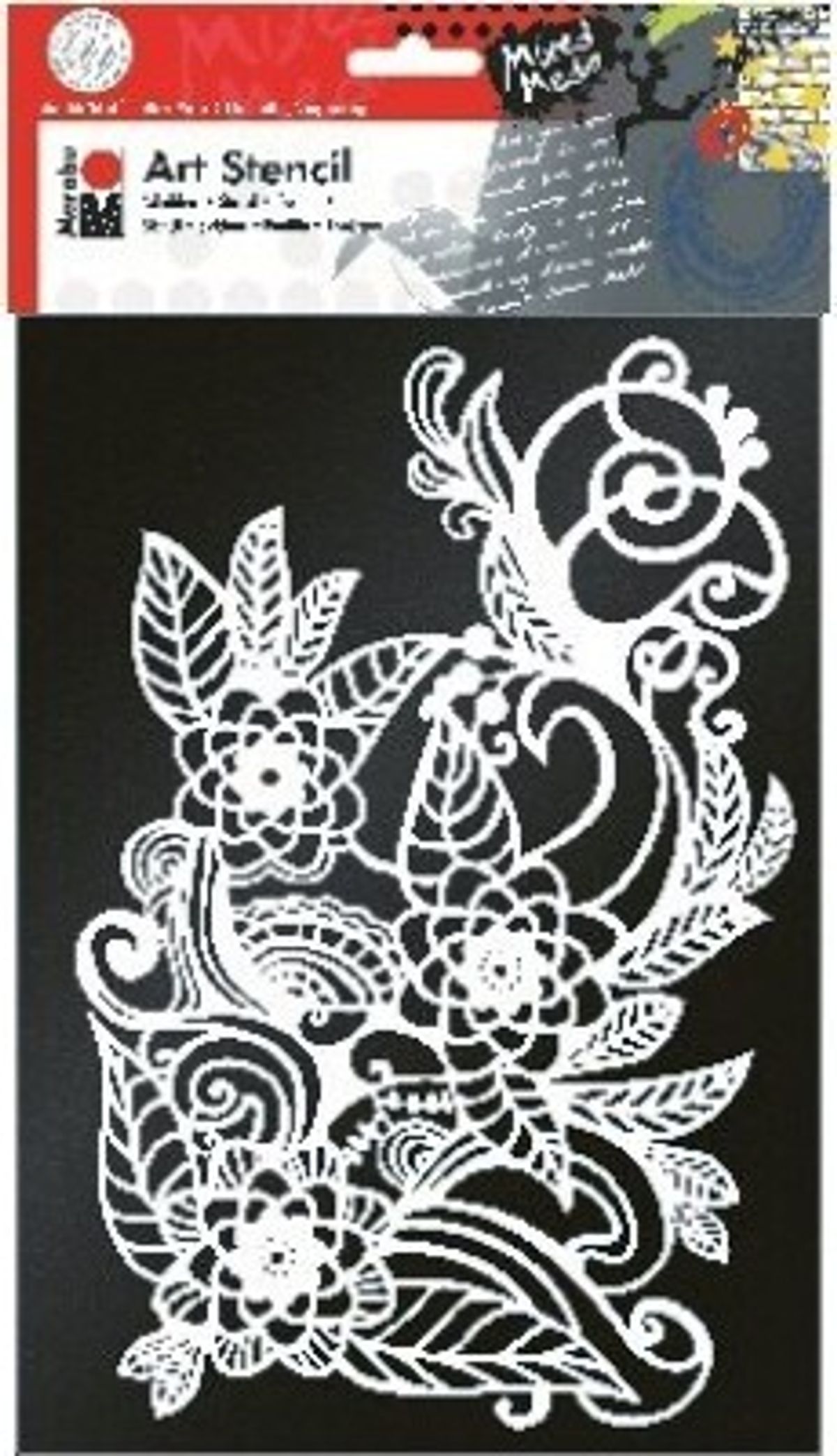 Marabu - Art Stencil - Skabelon - Zentangle