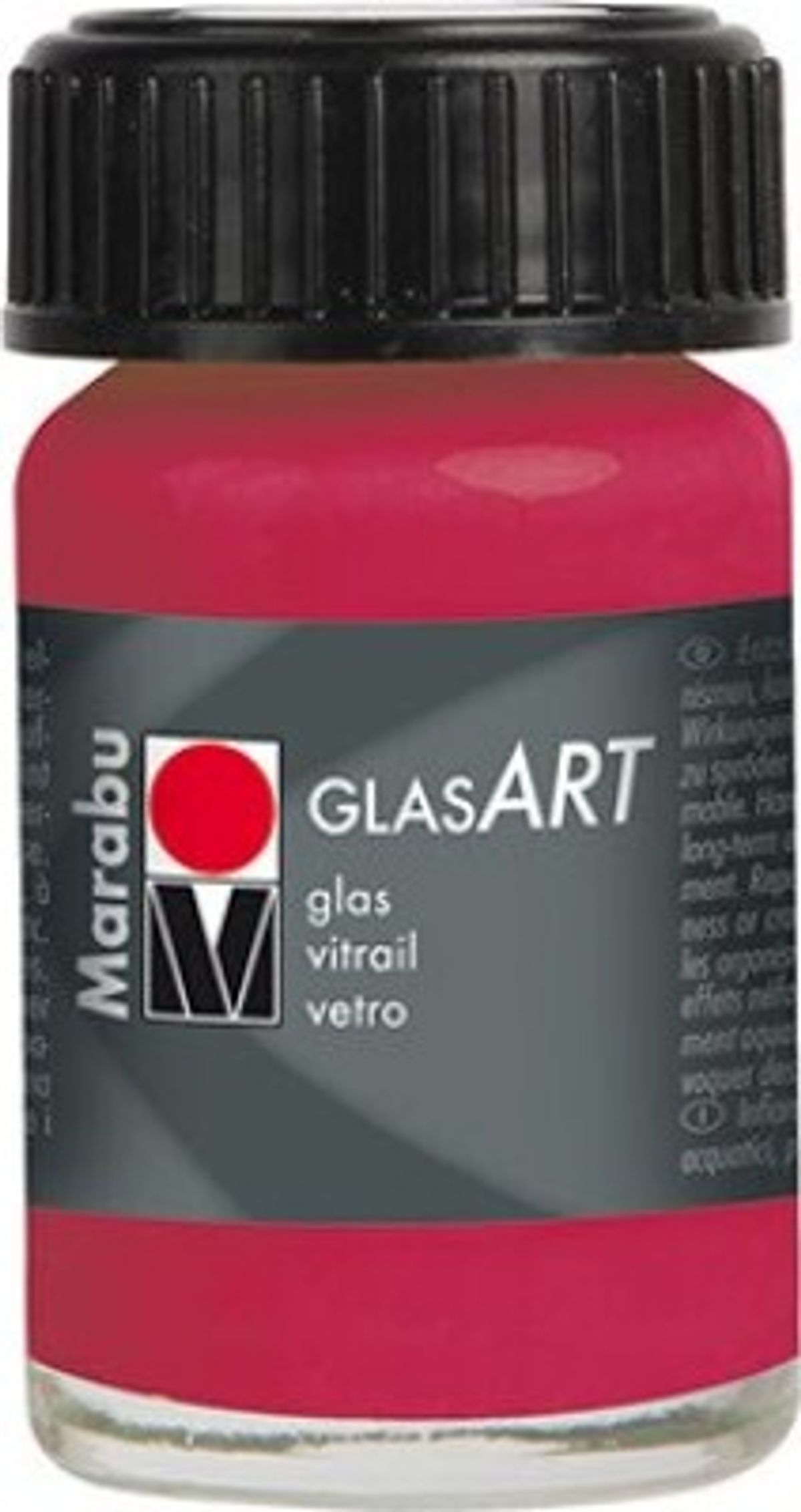 Marabu - Glas Art - Carmin Rød - Glasmaling - 15 Ml