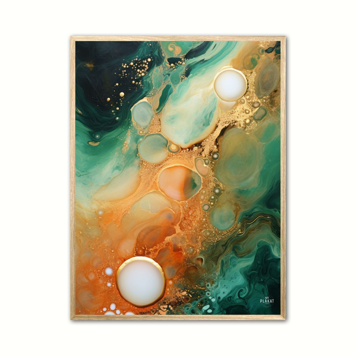 Marble Mirage plakat - Abstrakt 30 x 40 cm