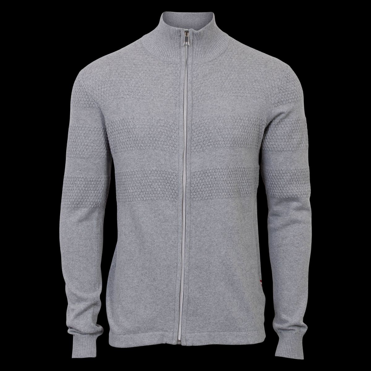 Marcus Affleck Herre Cardigan - Lt.grey mix - M