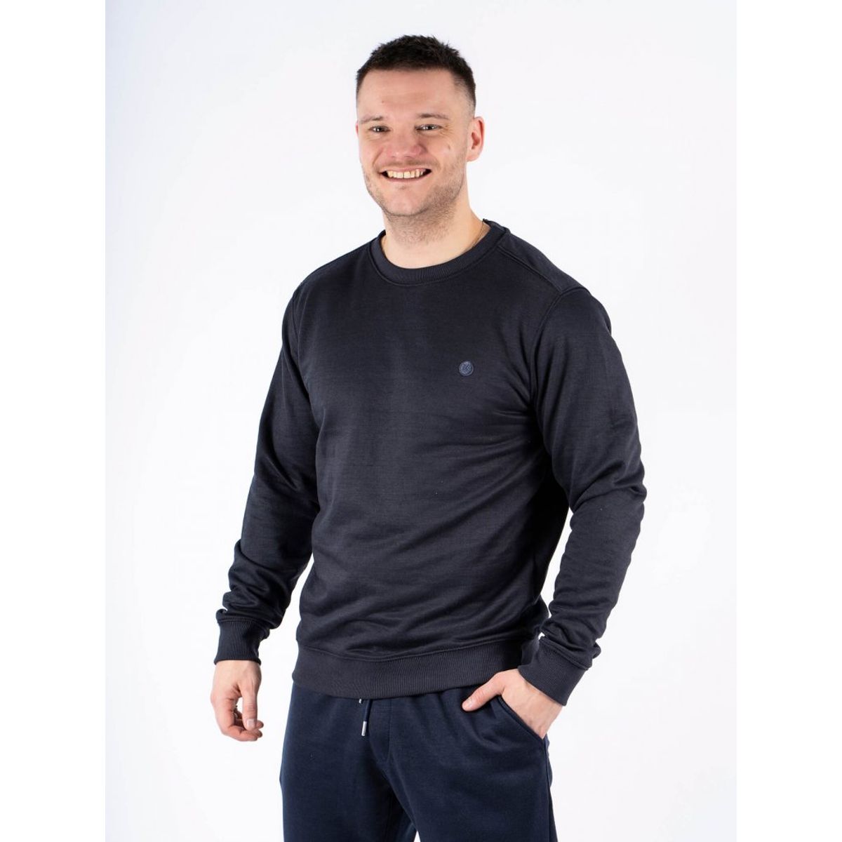 Marcus - Colin O sweat i navy - Herre - 2XL