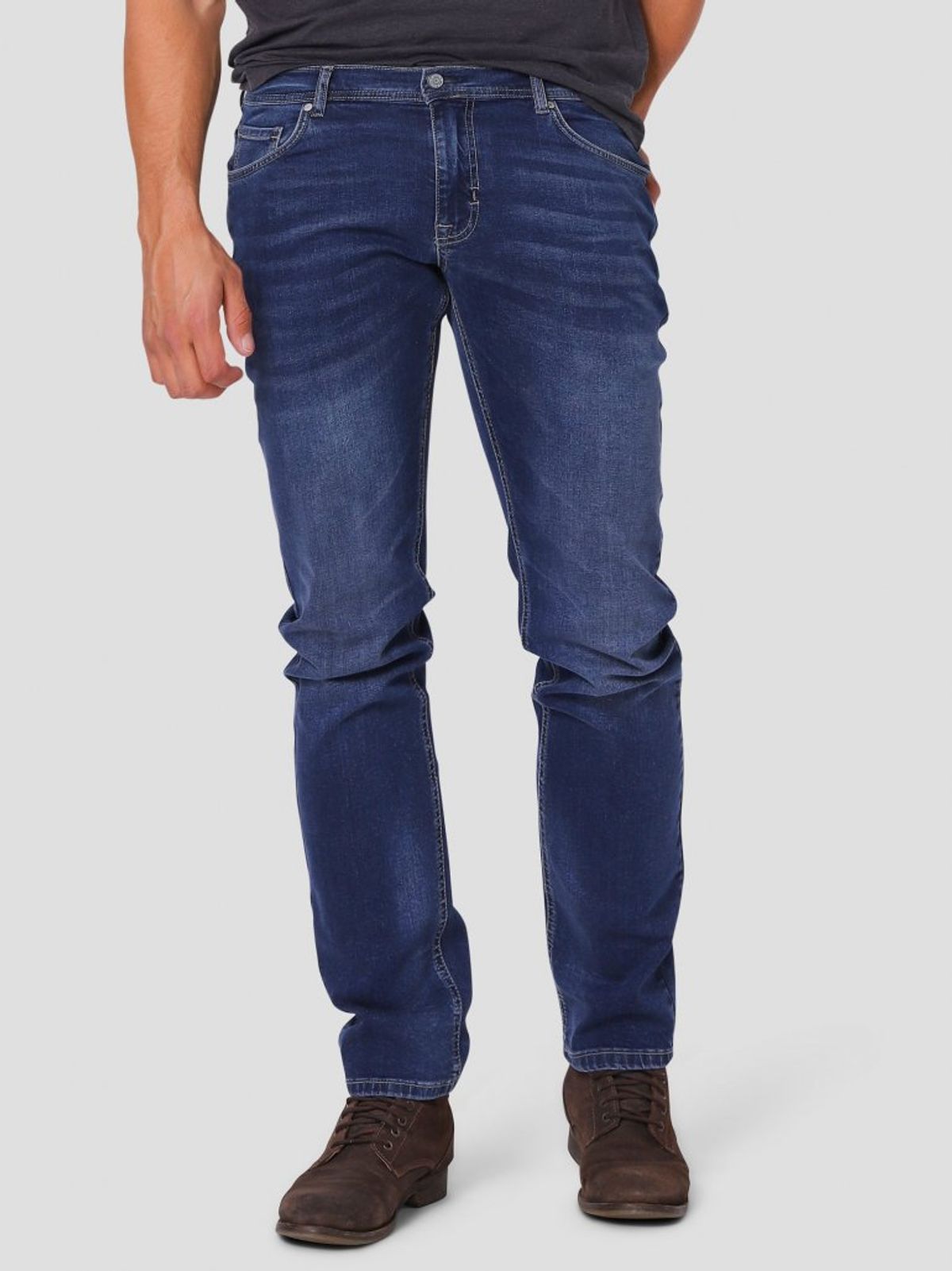 Marcus - Felix 2079 super stretch jeans - mørkeblå - Herre - 27/30 - (Regular fit)