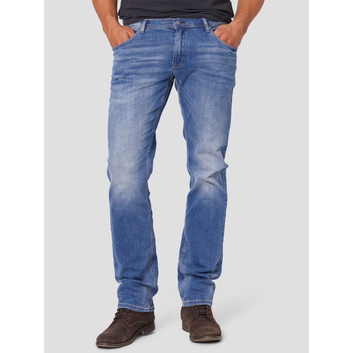 Marcus - Felix 2089 super stretch jeans - lyseblå - Herre - 28/30 - (Regular fit)