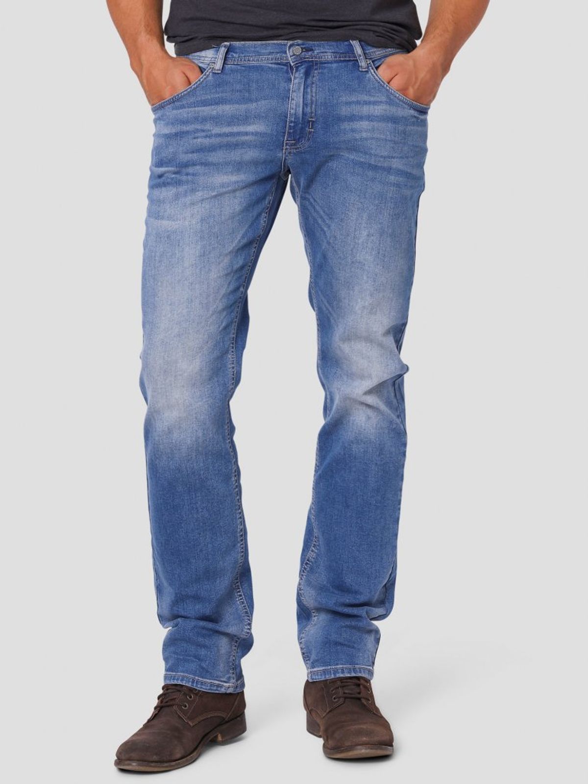 Marcus - Felix 2089 super stretch jeans - lyseblå - Herre - 30/30 - (Regular fit)