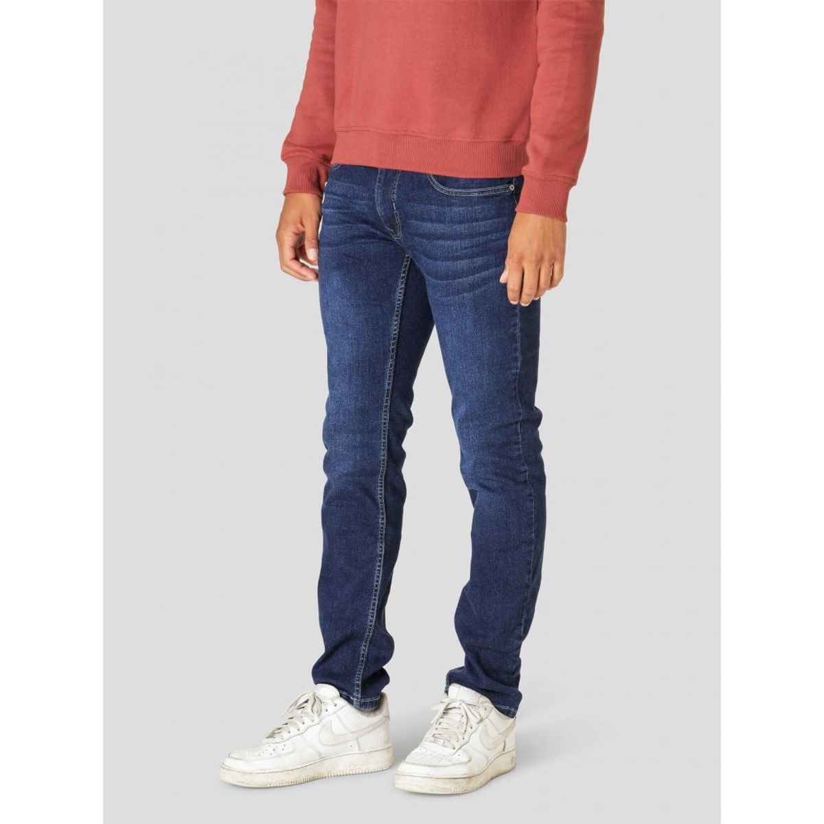 Marcus - FELIX 2160 SUPER STRETCH JEANS - MØRKEBLÅ - Herre - 31/32 - (Regular fit)