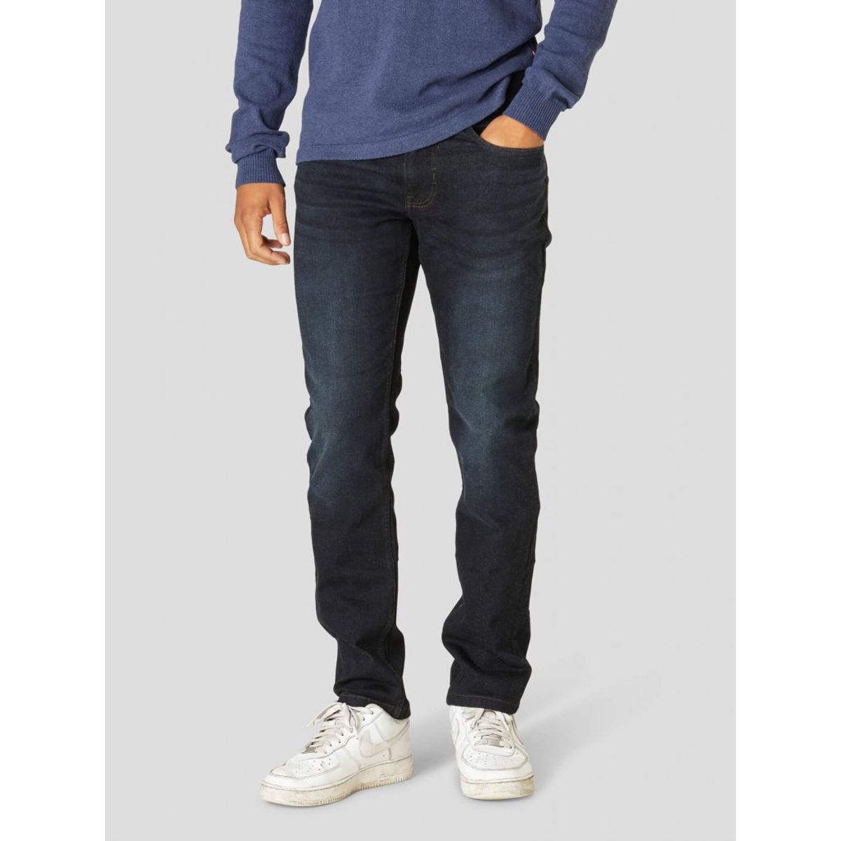 Marcus - Felix 2162 super stretch jeans - helt mørk blå - Herre - 30/34 - (Regular fit)