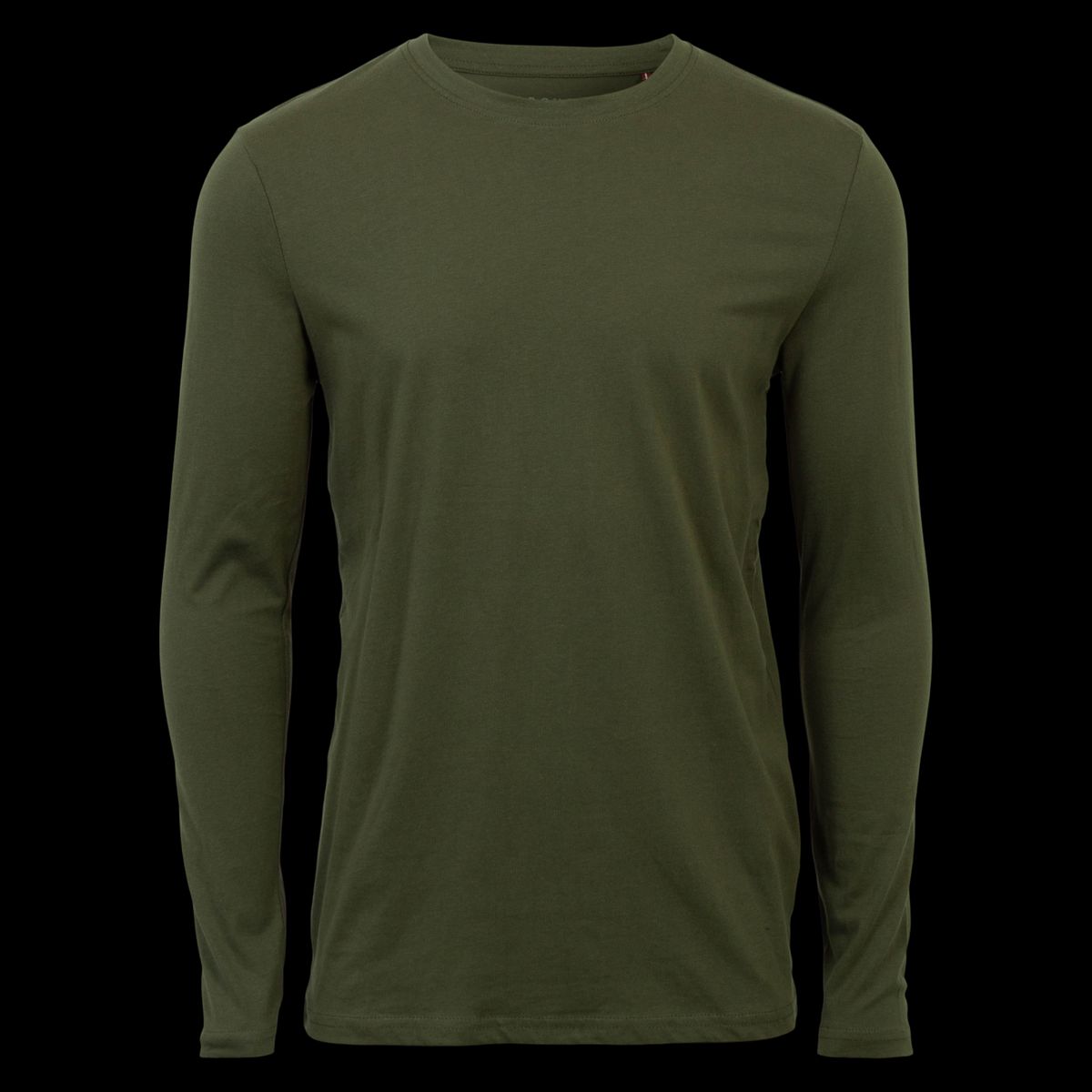 Marcus Herre Langærmet t-shirt - Deep Olive - 2XL