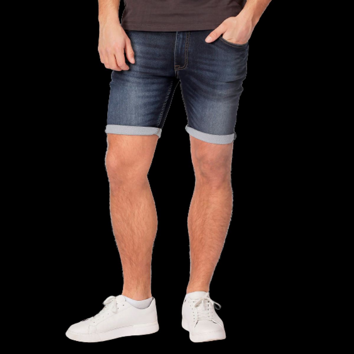 Marcus Herre Shorts - Blue Bleach Wash - 30