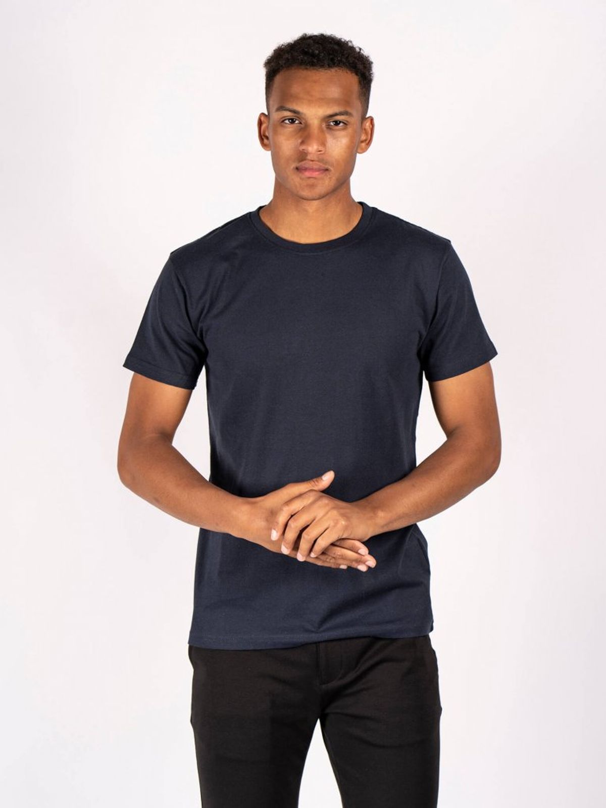 Marcus - Jaden SS i navy - Herre - 3XL