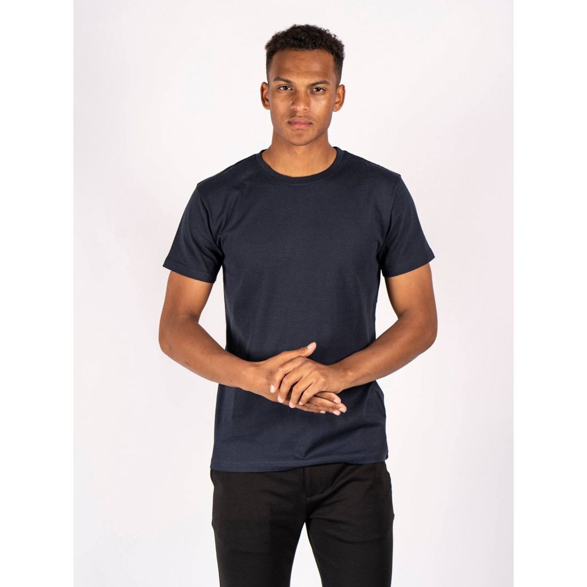 Marcus - Jaden SS i navy - Herre - Large