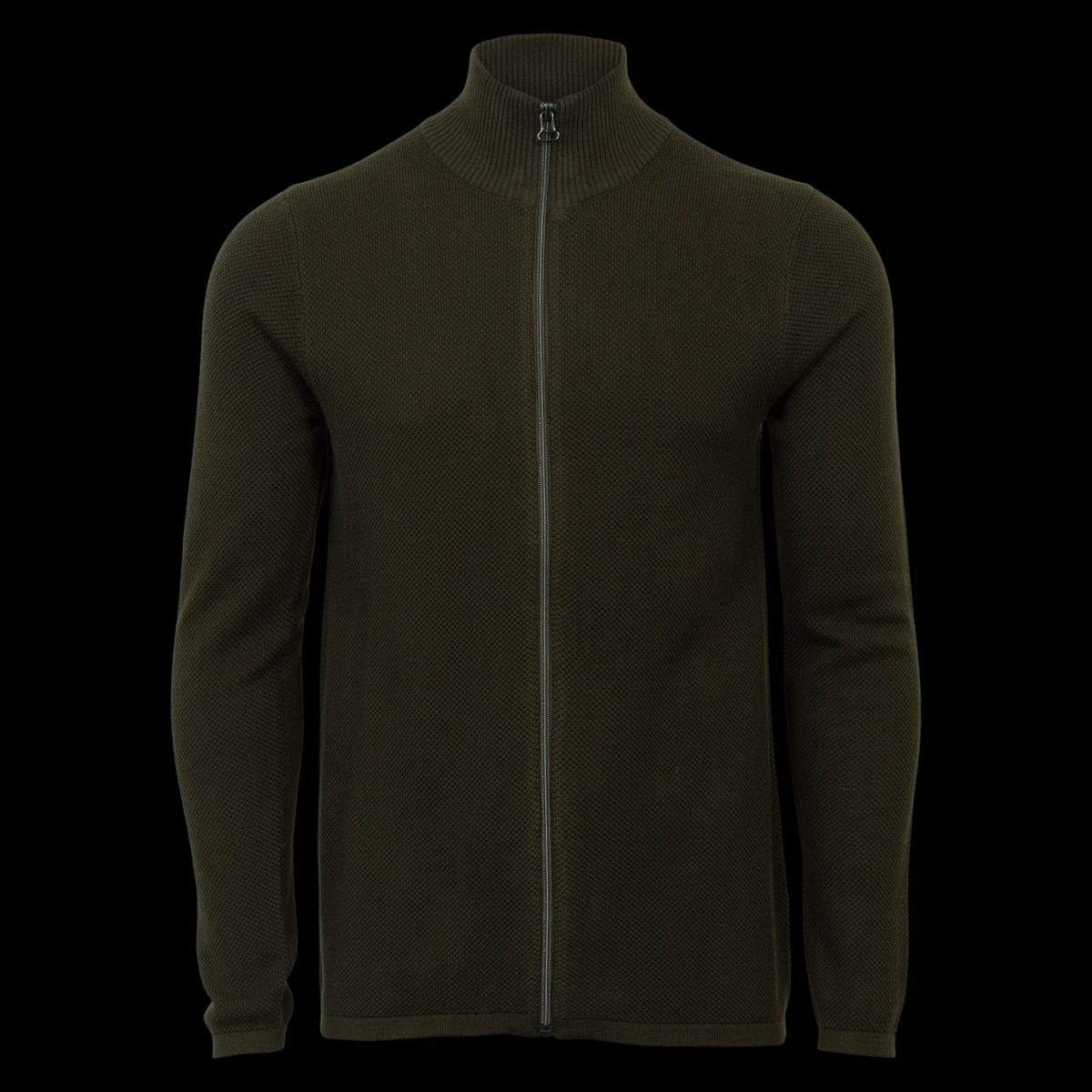 Marcus Langdon Herre Striktrøje - Olive Green Mix - 2XL