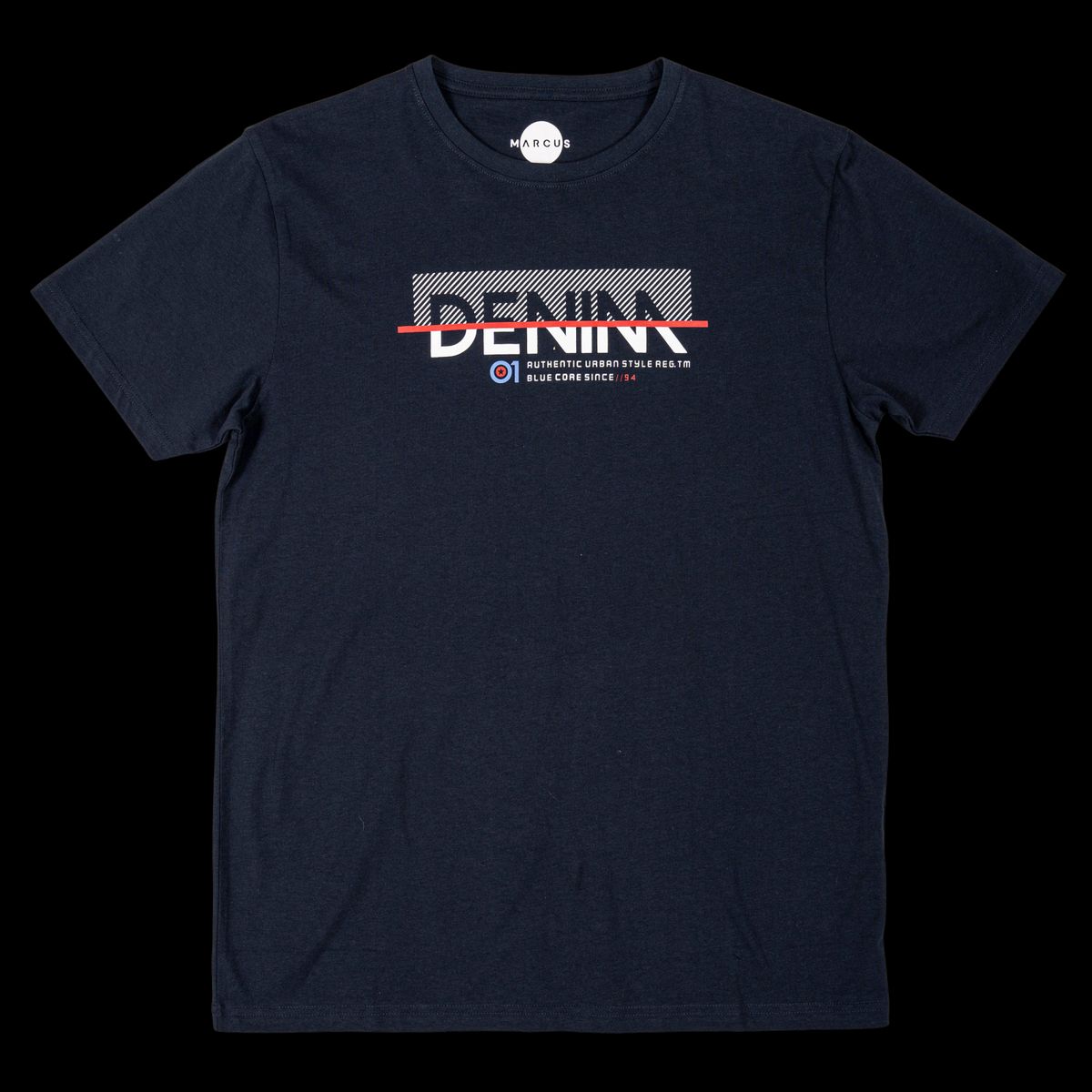 Marcus Pax Herre T-shirt - Dk. Navy - XS