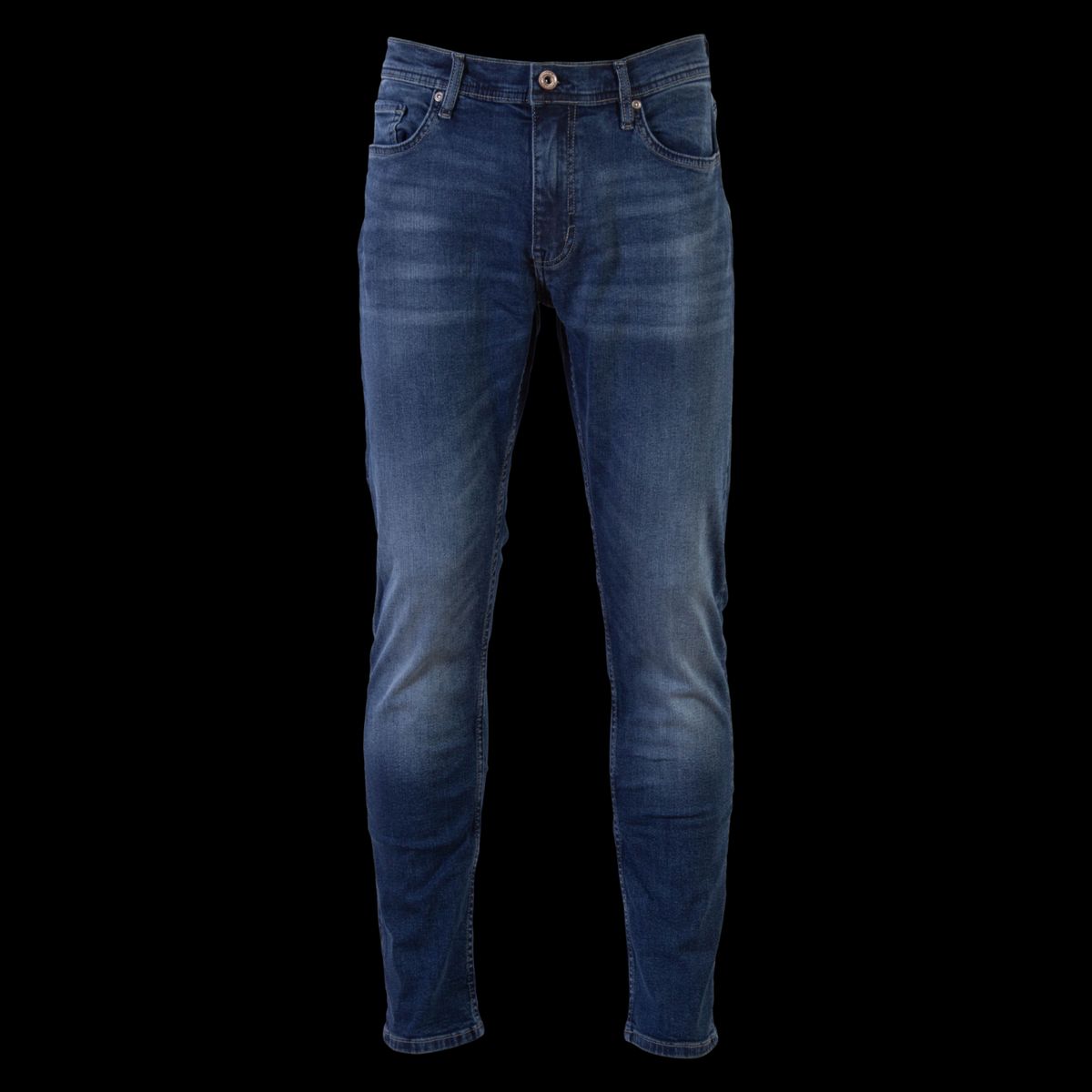 Marcus Sebb Herre Jeans - Med. Blue Used - 27/30