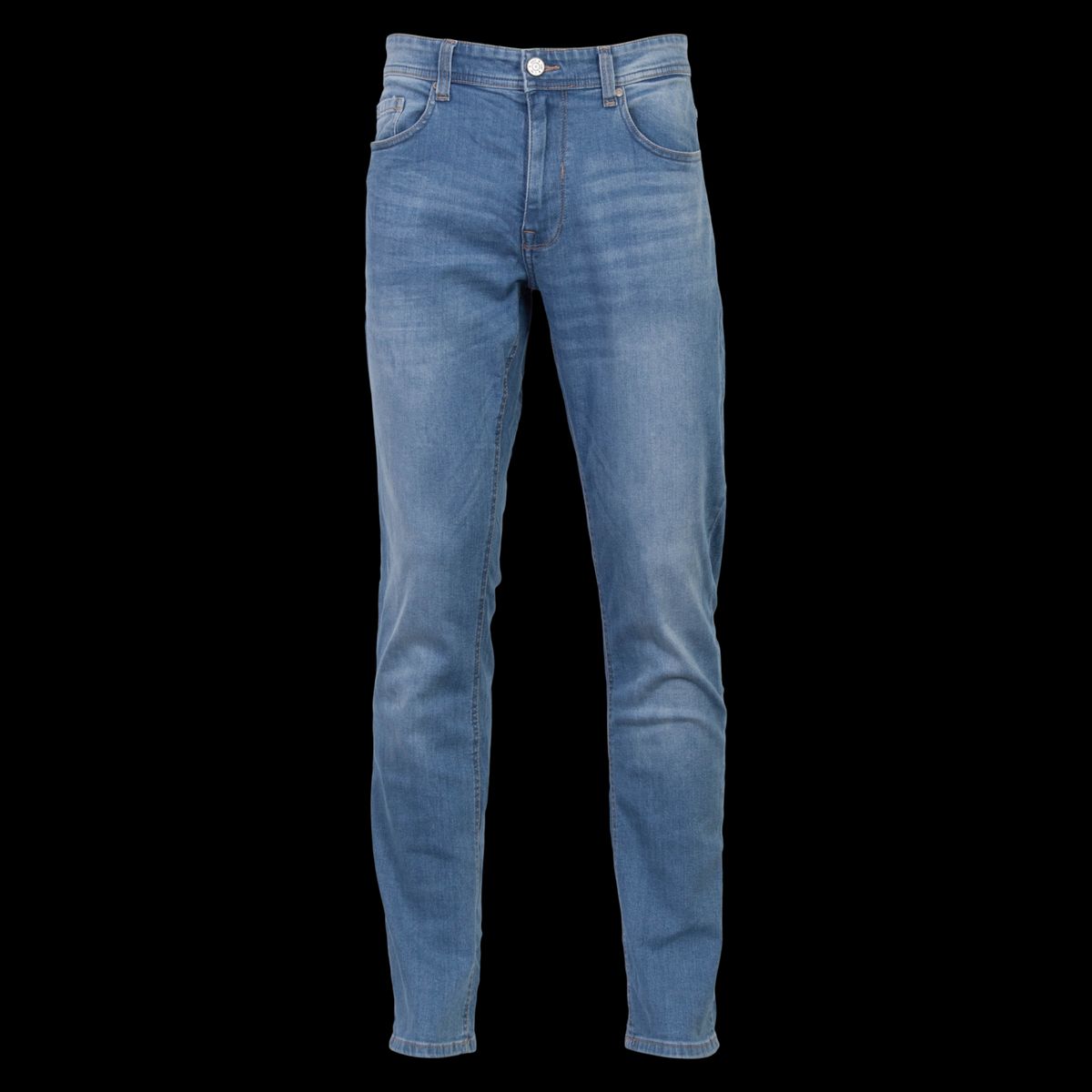 Marcus Sebb Herre Jeans - Sky Blue Used - 27/32