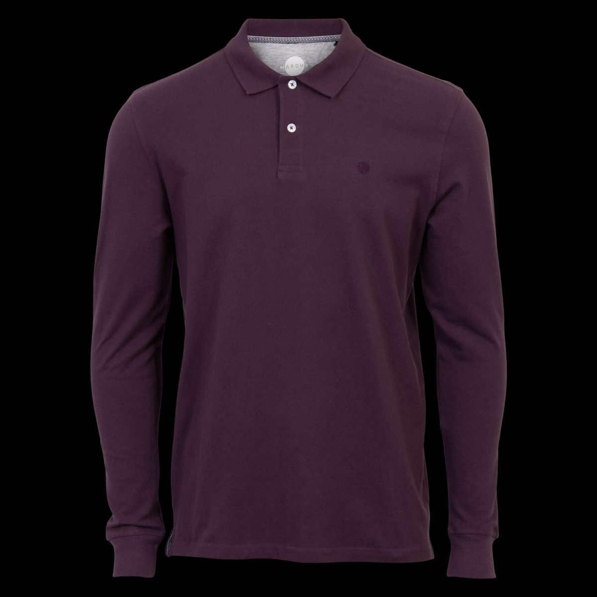 Marcus Tyler Herre Polo - Dark Plum - L