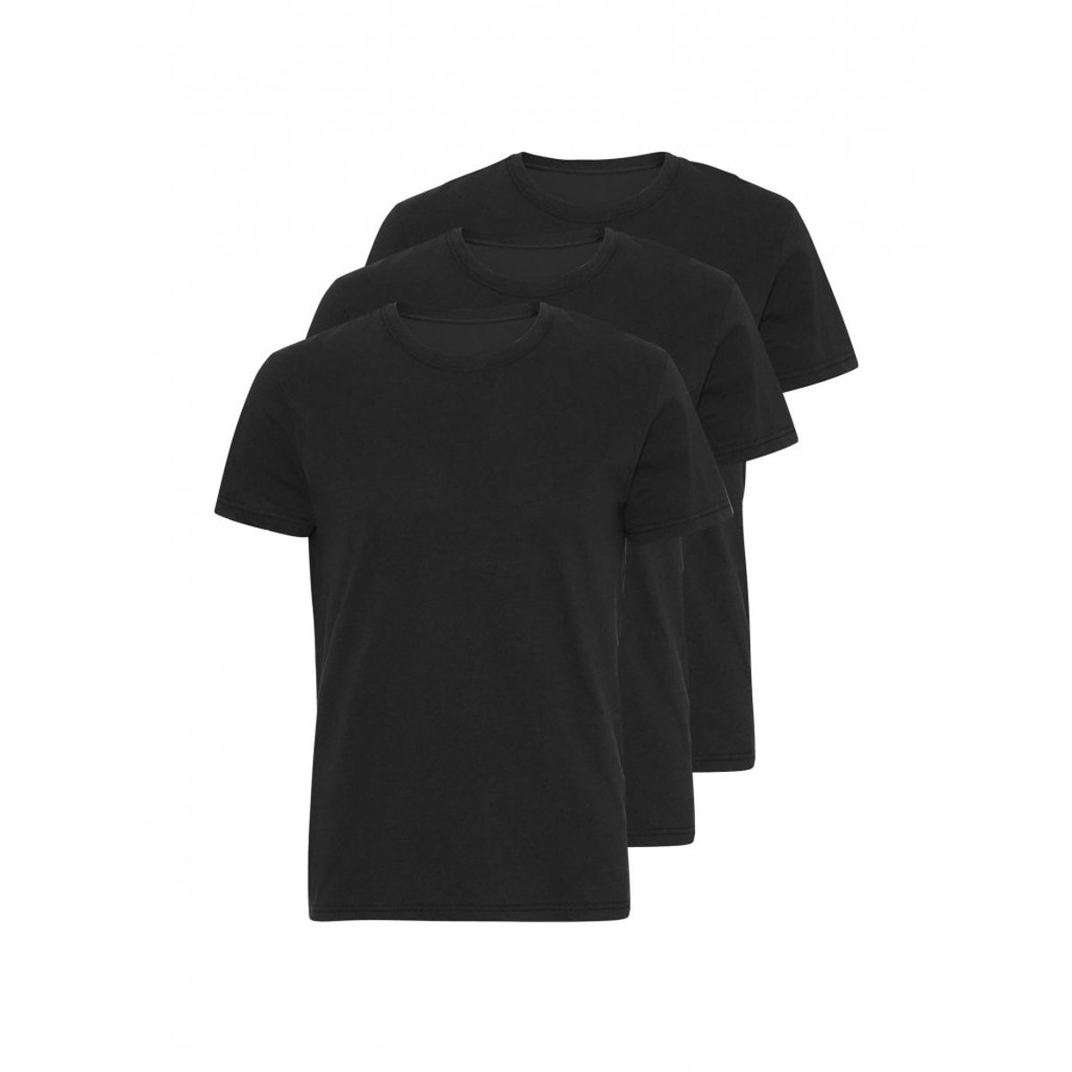 Marcus - Økologisk basic t-shirts 3-pak i sort - Herre - XL