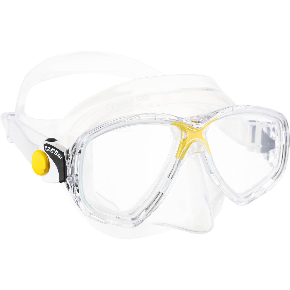 Marea Cressi dykkermaske Clear/Yellow