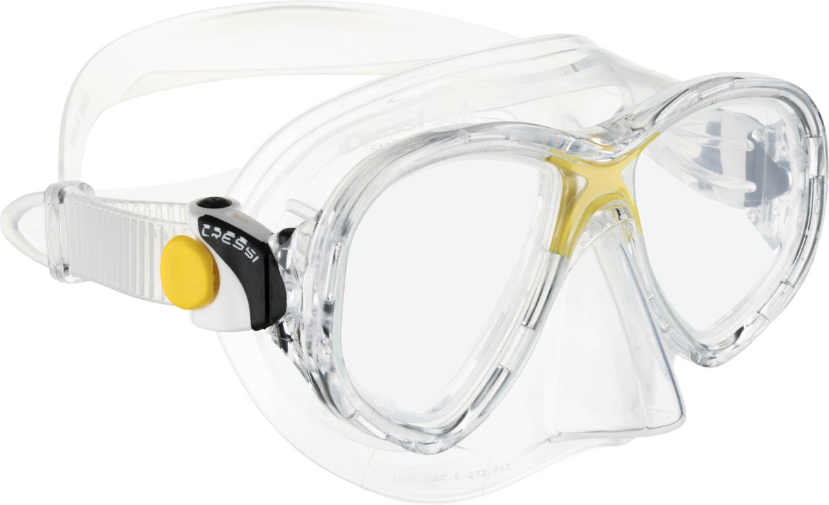 Marea junior dykkermaske Clear/Yellow