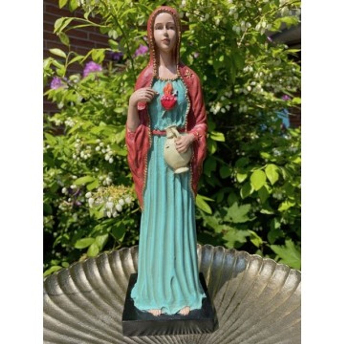 Maria Magdalena figur i farver - 30 cm - Kristne figurer - GodKarmaShop