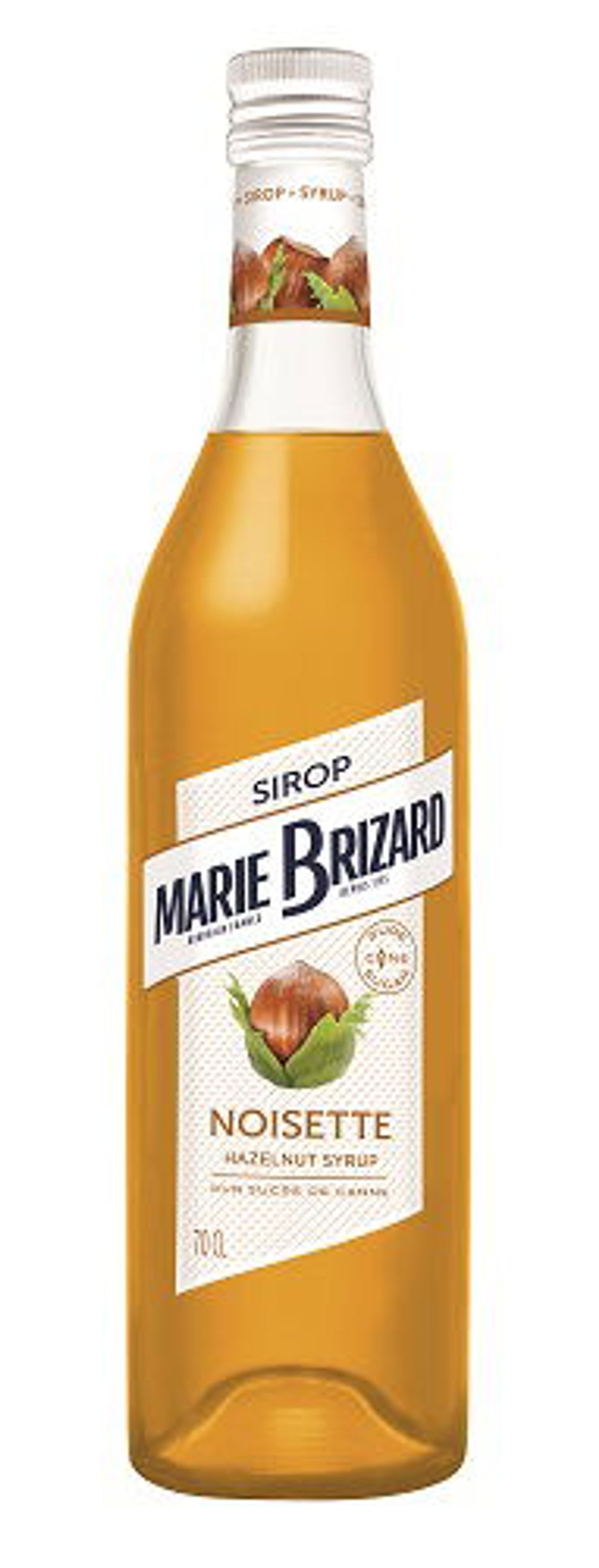 Marie Brizard Sirup Noisette / Hasselnød Fl 70