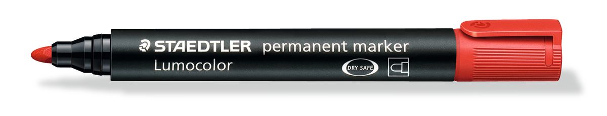 Marker Lumocolor Perm rund 2,0mm rød