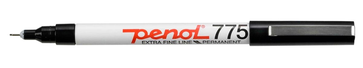 Marker Penol 775 0,5mm sort permanent