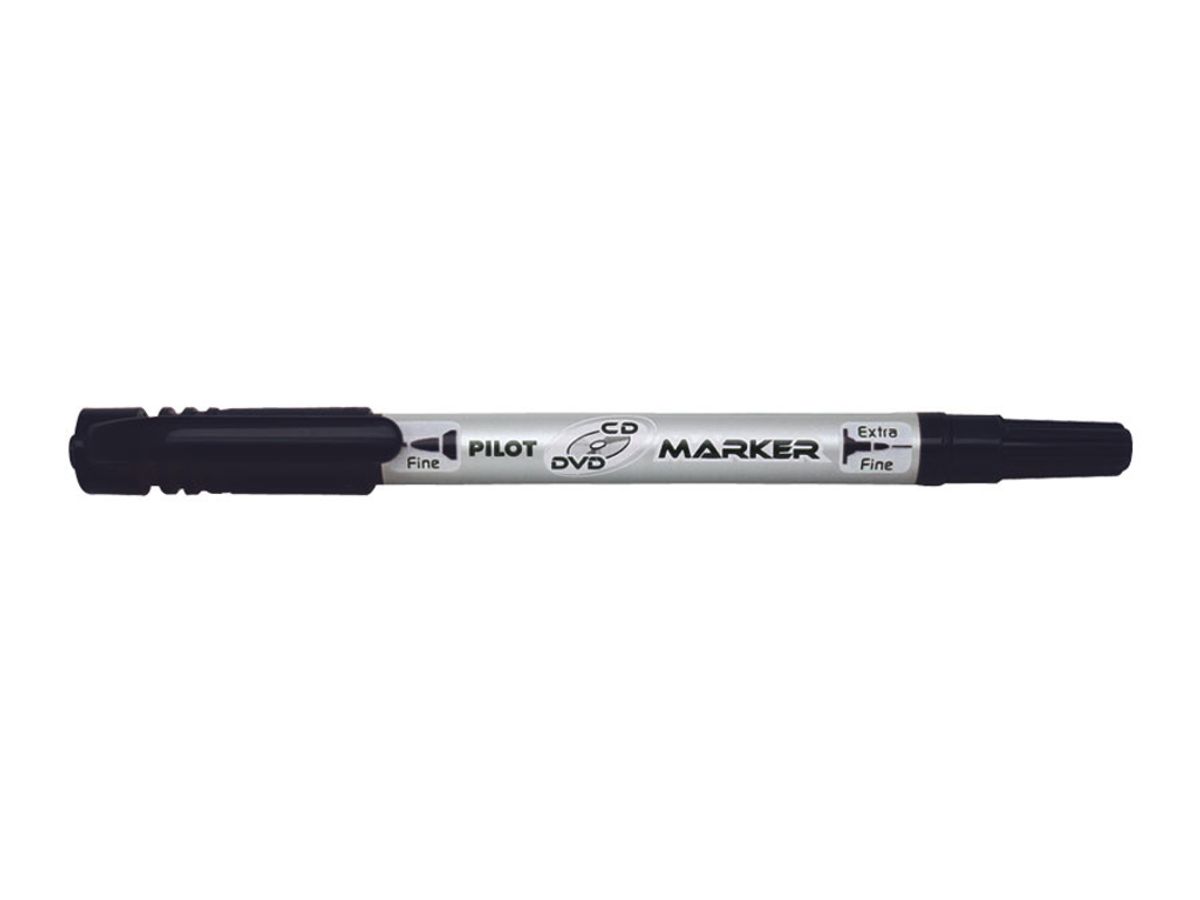 Marker Pilot CD Twin 0,7/2,0 mm Sort