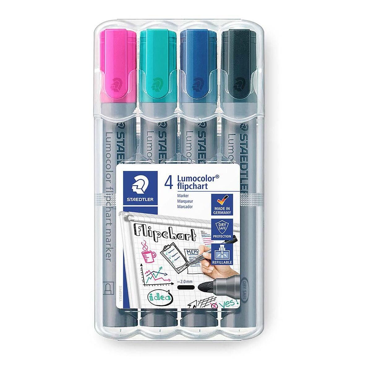 Marker STAEDTLER Lumocolor Flipchart-SB 4stk ass.