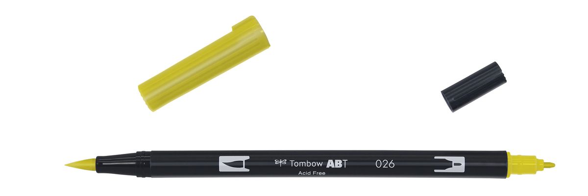 Marker Tombow ABT Dual Brush 026 yellow gold