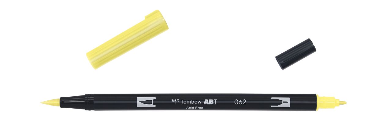 Marker Tombow ABT Dual Brush 062 pale yellow