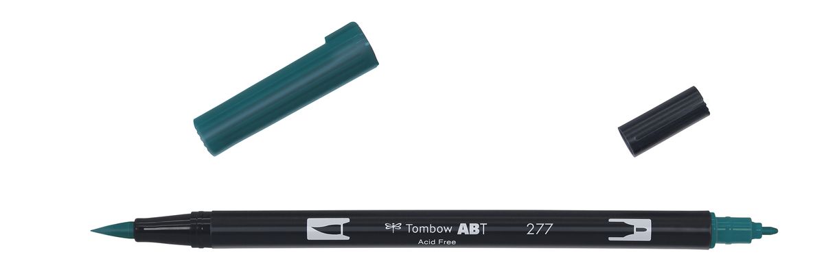 Marker Tombow ABT Dual Brush 277 dark green