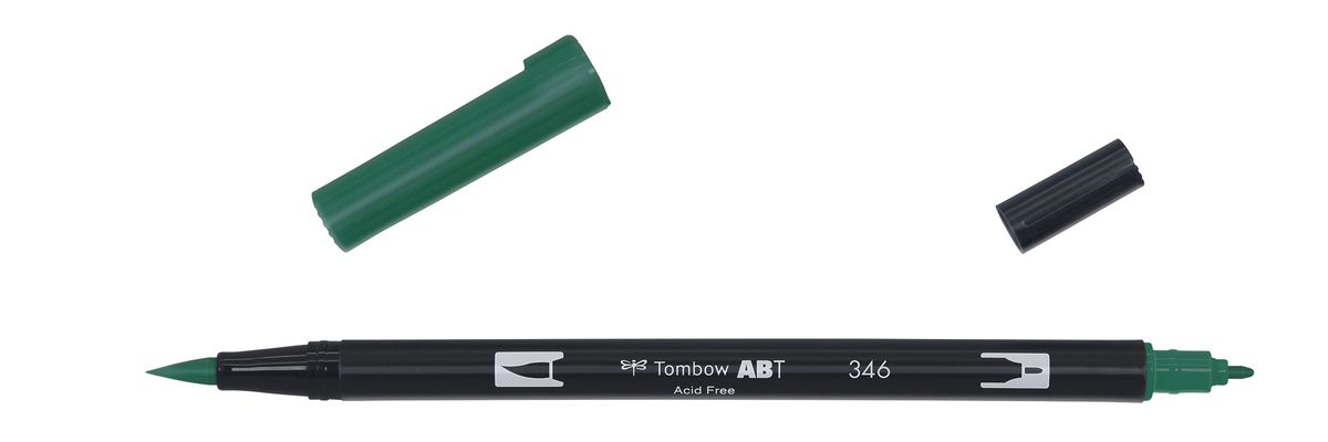 Marker Tombow ABT Dual Brush 346 sea green