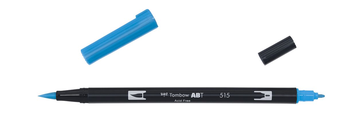 Marker Tombow ABT Dual Brush 515 light blue